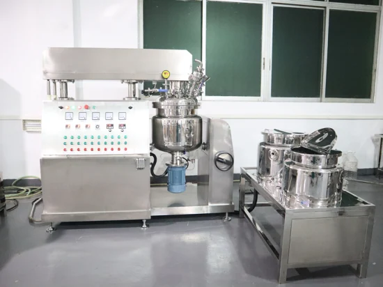 Máquina de emulsión homogénea al vacío, agitador de cosméticos, licuadora de emulsión de pantalla solar, máquina mezcladora