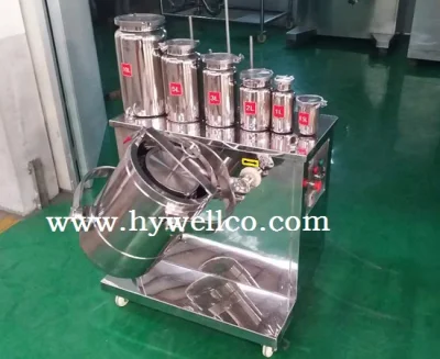 Mezclador tridimensional de laboratorio de tolva / barril intercambiable de 1L a 20L para polvo seco